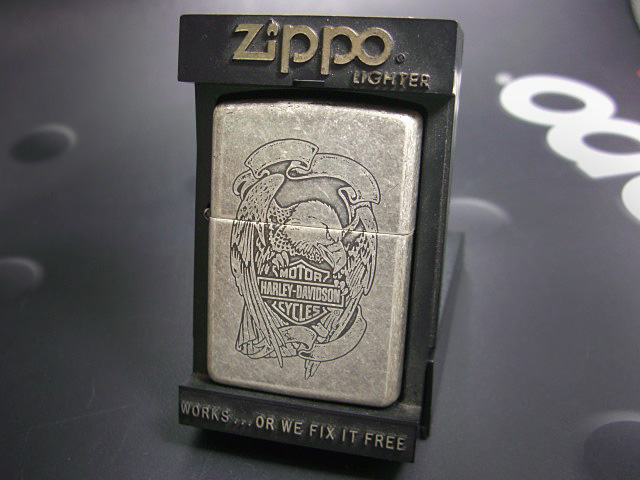 画像: zippo HARLEY-DAVIDSON バレル加工　1997年製造