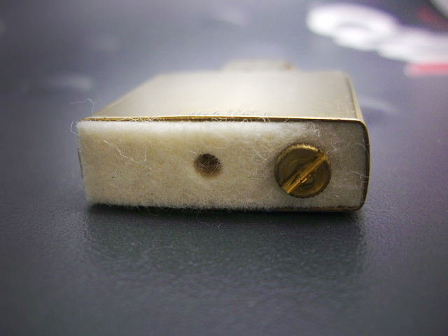 画像: zippo インサイドユニット ゴールド 1986年製造　MINT