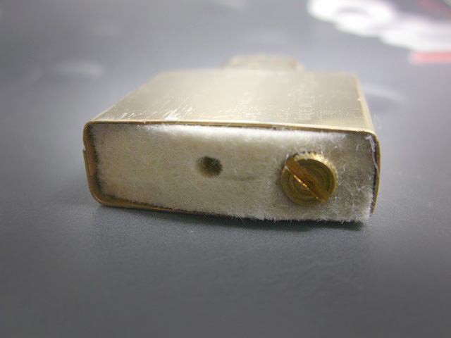 画像: zippo インサイドユニット ゴールド 1987年製造　MINT