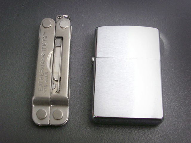 画像: zippo LEATHERMANマルチツールセット MICRA 1999年製造