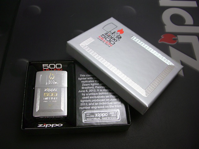 画像: zippo 500MILLION‘ｓ MODEL クロームサテーナ