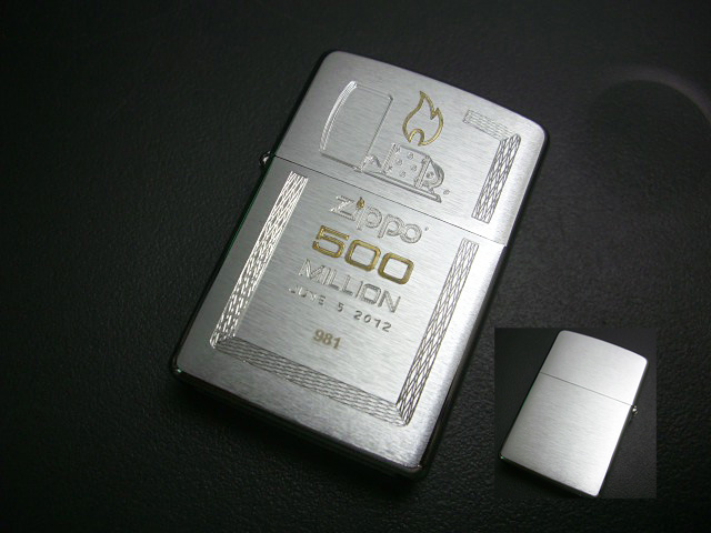 画像: zippo 500MILLION‘ｓ MODEL クロームサテーナ