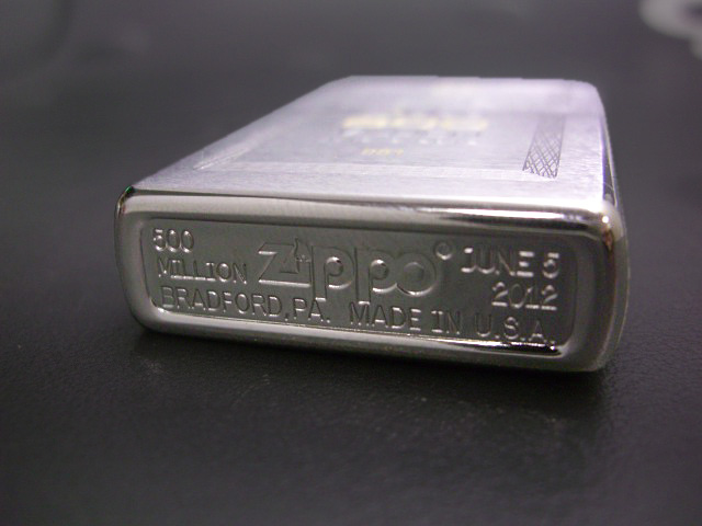 画像: zippo 500MILLION‘ｓ MODEL クロームサテーナ