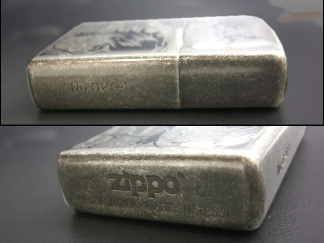 画像: zippo 俺の空 一平 バレル加工 2005年製造