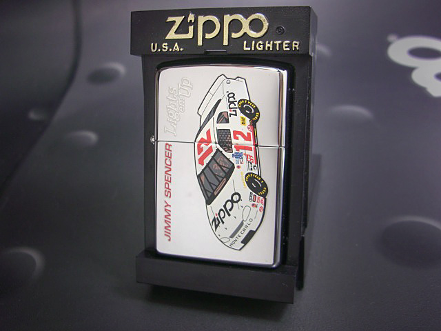 画像: zippo レーシングカー zippo ホワイト 1997年製造