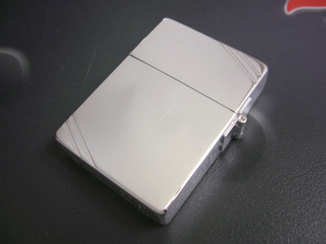 画像: zippo 1935 REPLICA シルバーミラー ダイヤゴナルライン