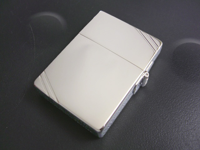 画像: zippo 1935 REPLICA プラチナミラー ダイヤゴナルライン