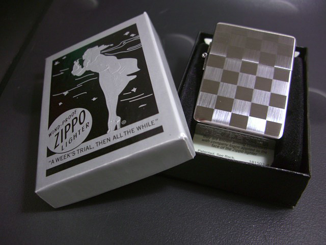 画像: zippo 1935 REPLICA チェッカー 1935CH-BN