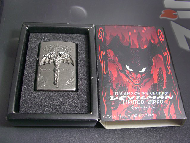 画像: zippo DEVILMAN バレル加工 1998年製造