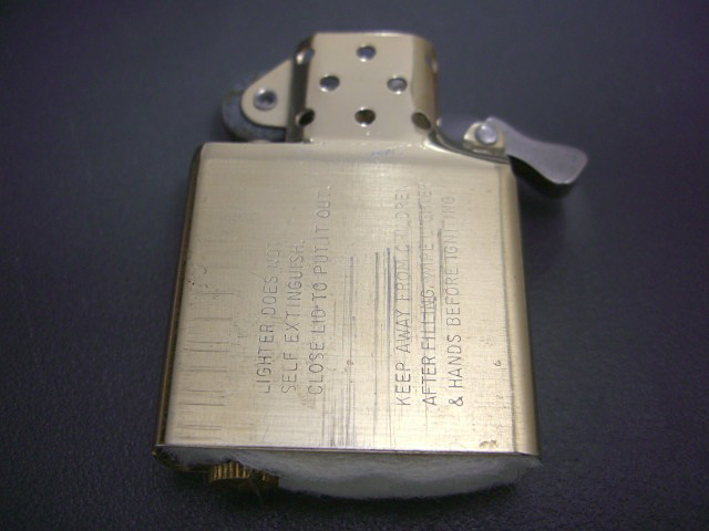 画像: zippo インサイドユニット ゴールド 1976〜82年製造 MINT