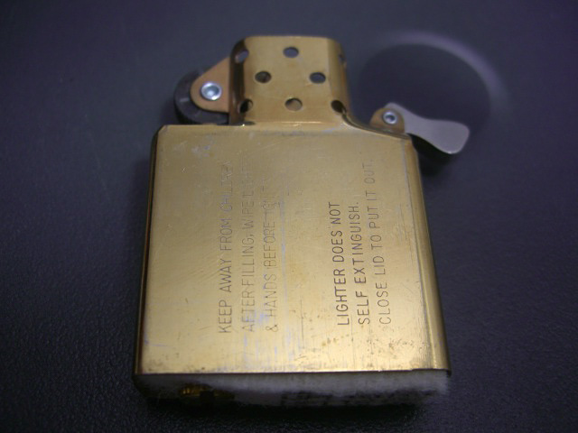 画像: zippo インサイドユニット ゴールド 1994年製造 MINT