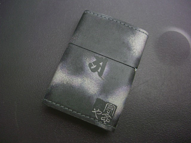 画像: zippo 革巻き 那羅延堅固王