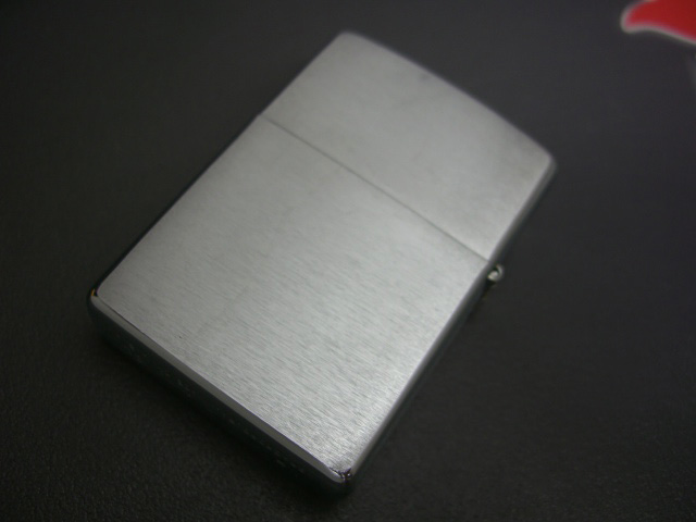 画像: zippo #200 ブラッシュ・クローム 2001年製造