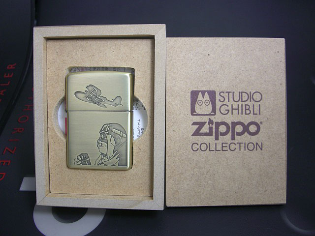 画像: zippo 紅の豚 ポルコ 金古美仕上げ