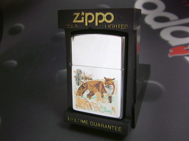 画像: zippo タウン＆カントリー　キツネ柄　1992年製造