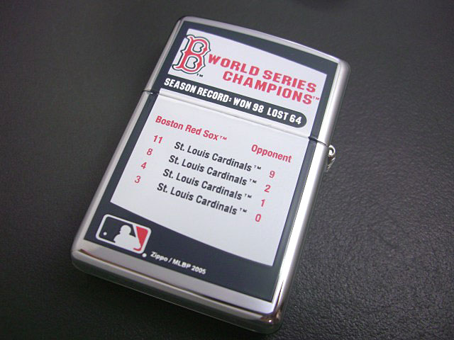 画像: zippo RED SOX WORLD SERIES CHAMPIONS 2005年製造