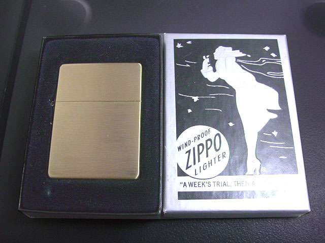 画像: zippo 1935REPLICA 真鍮古美