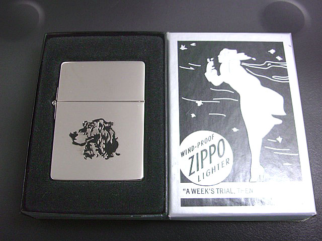 画像: zippo 1935REPLICA 犬 シルバーメッキ