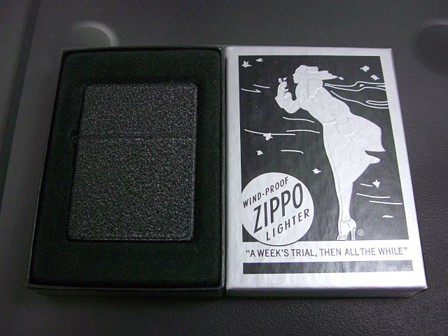 画像: zippo 1935 REPLICA ブラッククラックル