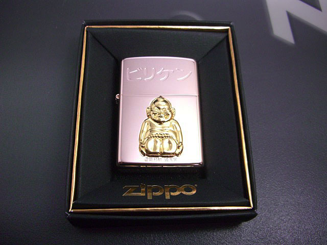 画像: zippo 限定ビリケンメタル ピンクゴールド