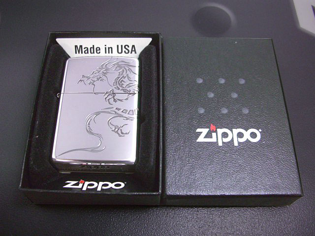 画像: zippo 龍 2面エッチング 2SI-DR2