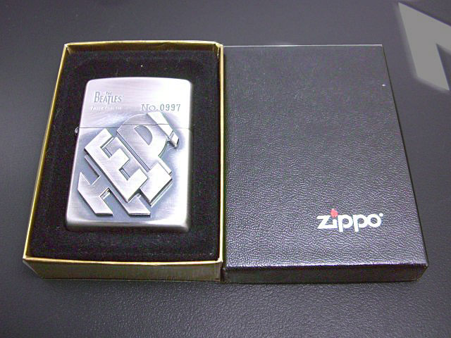 画像: zippo BEATLES 「HELP!」銀古美 1995年製造