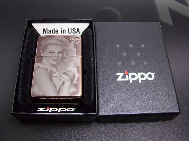 画像: zippo Varga Girl 横顔 ブロンズ