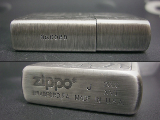 画像: zippo ルパン三世 ルパン＆不二子 銀古美仕上げ 2000年製造