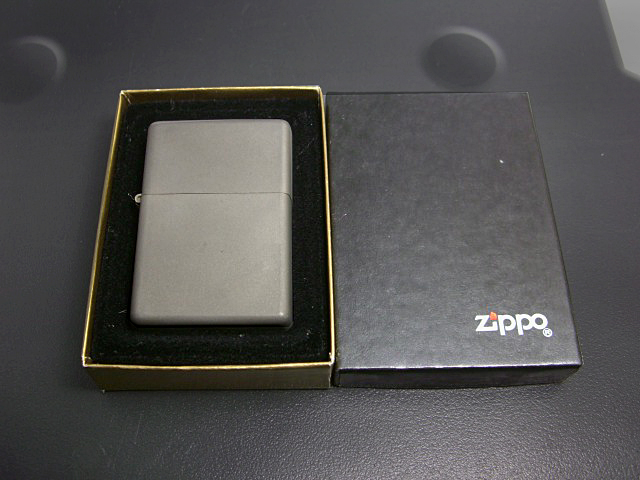 画像: zippo 純チタン（Solid Titanium） 色褪せ有 NEAR MINT 2001年製造