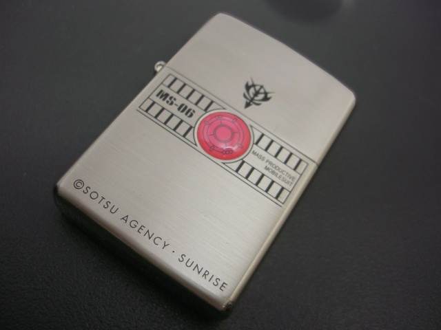 画像: zippo ZAKU-2 銀古美メッキ仕上げ スタンドセット 