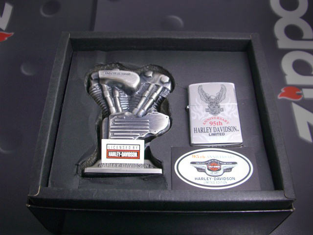 画像: zippo HARLEY-DAVIDSON スタンドセット 1997年製造