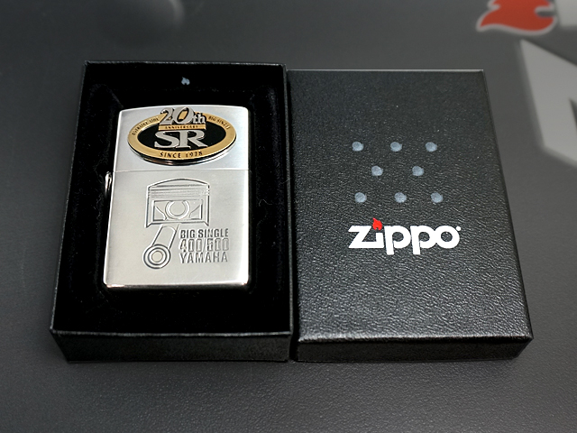 画像: zippo YAMAHA SR 20th Anniversary 1998年製造