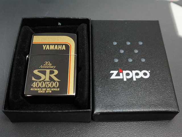 画像: zippo YAMAHA SR 20th Anniversary 1998年製造