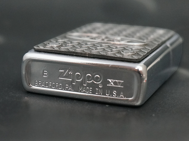 画像: zippo FORD プレート貼り 1999年製造