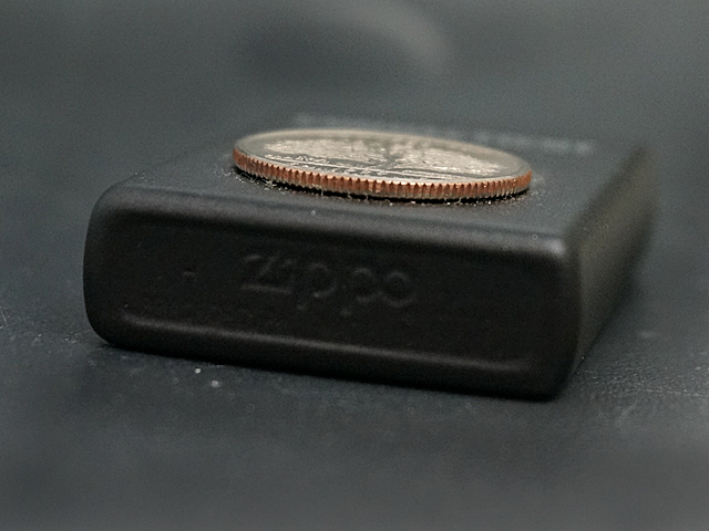 画像: zippo 50州25セントコイン CONNECTCUT（コネチカット州）黒マット