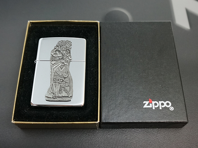 画像: zippo いぶしメタル貼付け 1995年製造