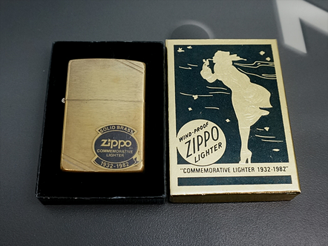 zippo ジッポー創業50周年記念モデル コメモラティブ シール付 - zippo ...