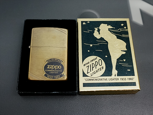 画像: zippo ジッポー創業50周年記念モデル コメモラティブ シール付