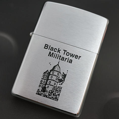 画像1: zippo BlackTower Militaria 1998年製造