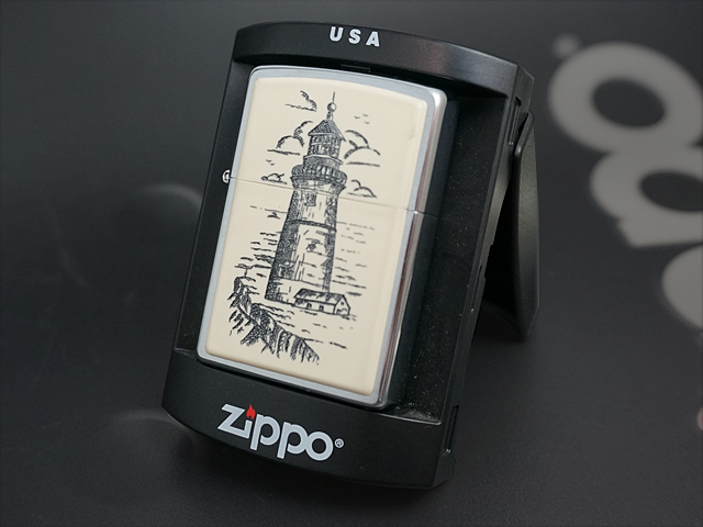 画像: zippo 灯台 スクリームショー風 2004年製造