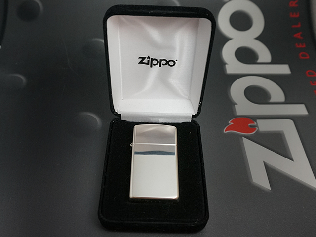 画像: zippo スターリングシルバー スリム #1500