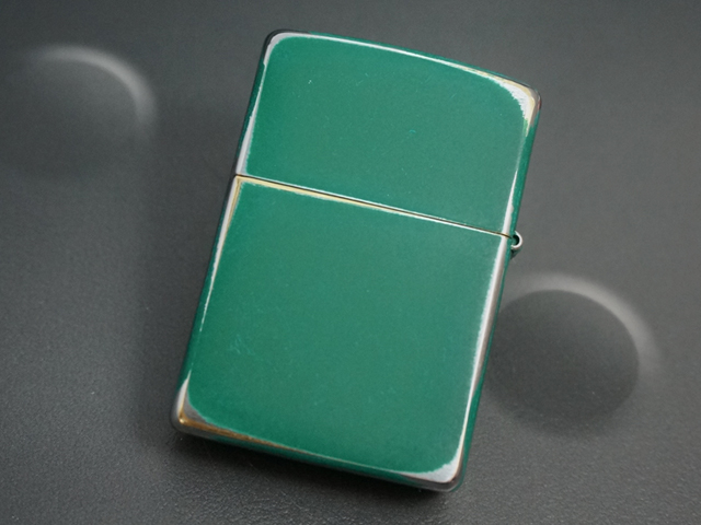 画像: zippo Used Paint グリーン 20UP-G