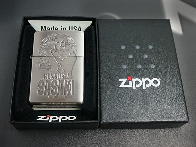 画像: zippo 新日本プロレス 佐々木健介 1998年製造