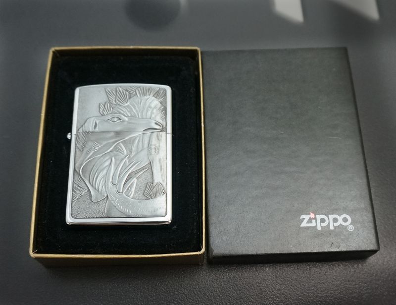 画像: zippo Barrett Smythe 恐竜シリーズ ステゴサウルス 1993年製造