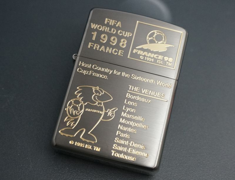 画像: zippo FIFA WORLD CUP FRANCE98 ブラックコーティング