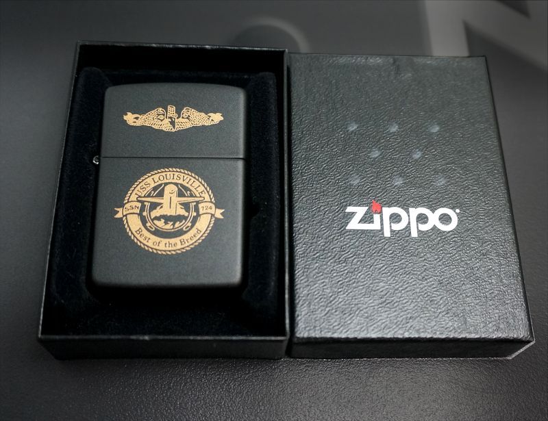 画像: zippo USS LOUISVILLE SSN-724 1990年製造