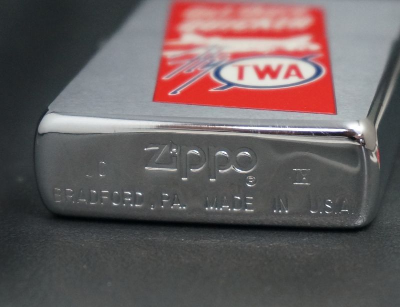画像: zippo TWA（トランス・ワールド航空）1993年製造