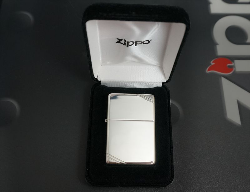 画像: zippo スターリングシルバー フラットトップ #14