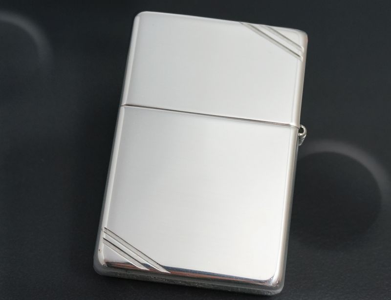 画像: zippo スターリングシルバー フラットトップ #14