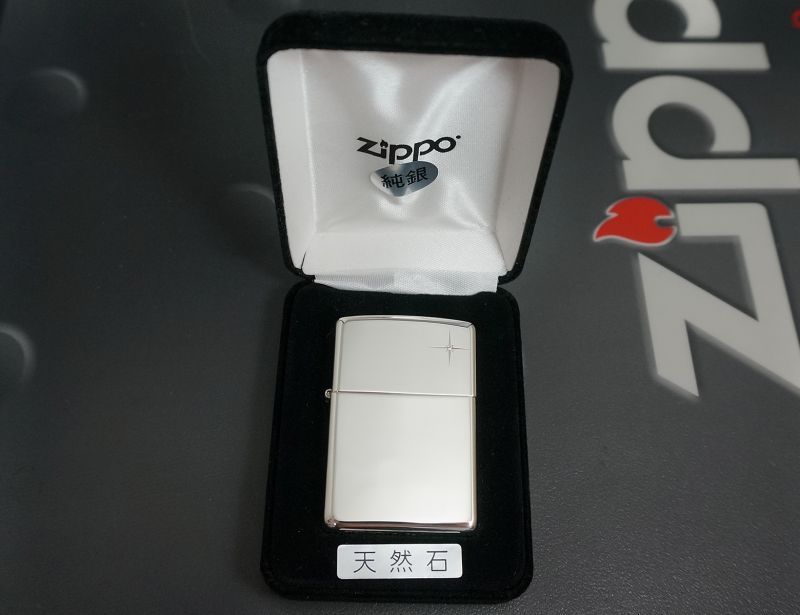 画像: zippo スターリングシルバー天然石 ダイヤ #15 